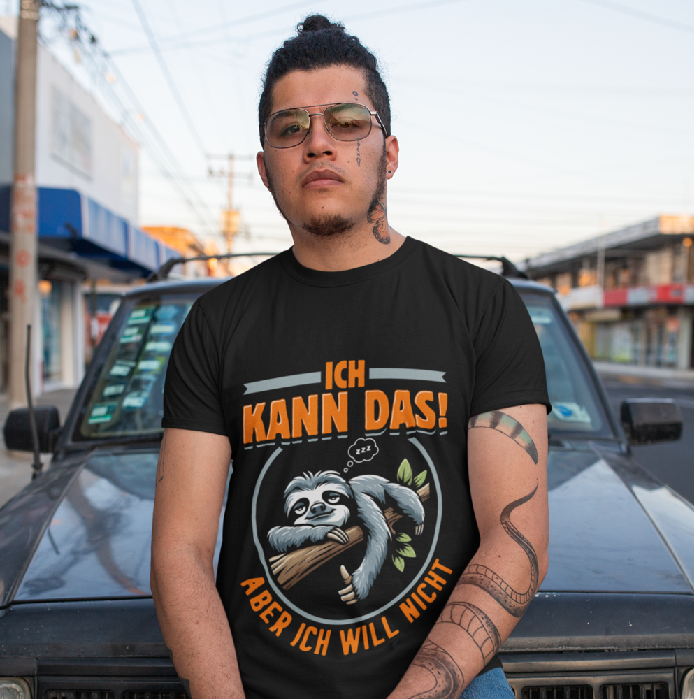 Ich kann das, aber ich will nicht“ – Faulheits-Premium T-Shirt (Unisex)