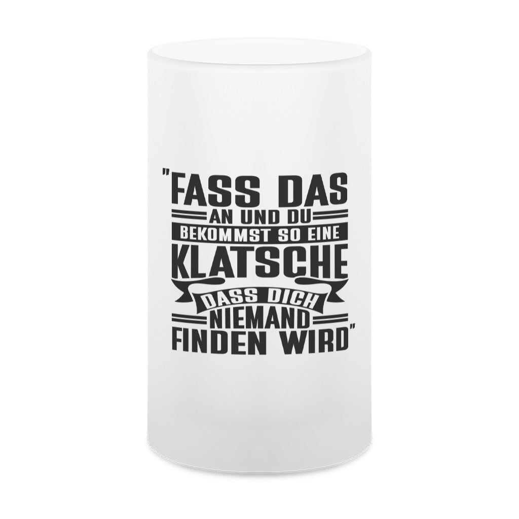 Bierkrug Glas
