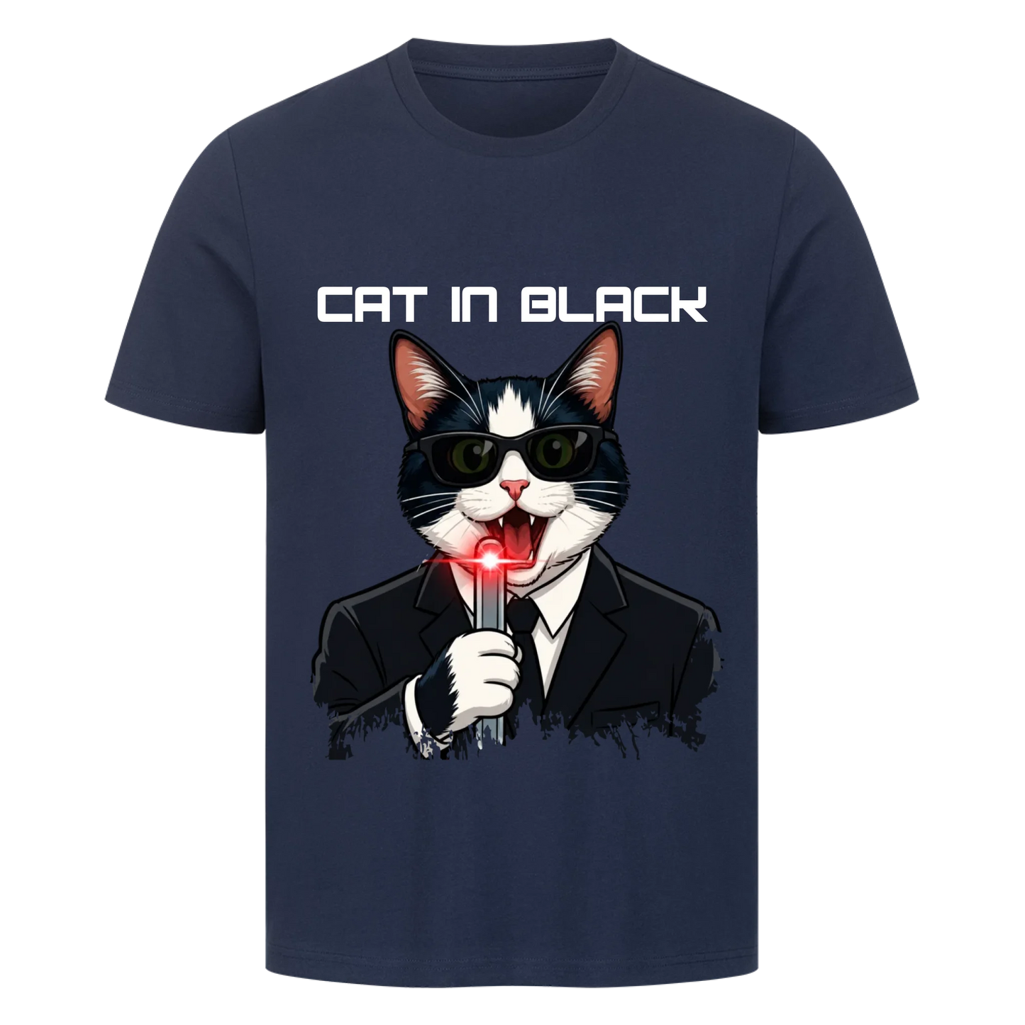 Cat in Black - Premium T-Shirt