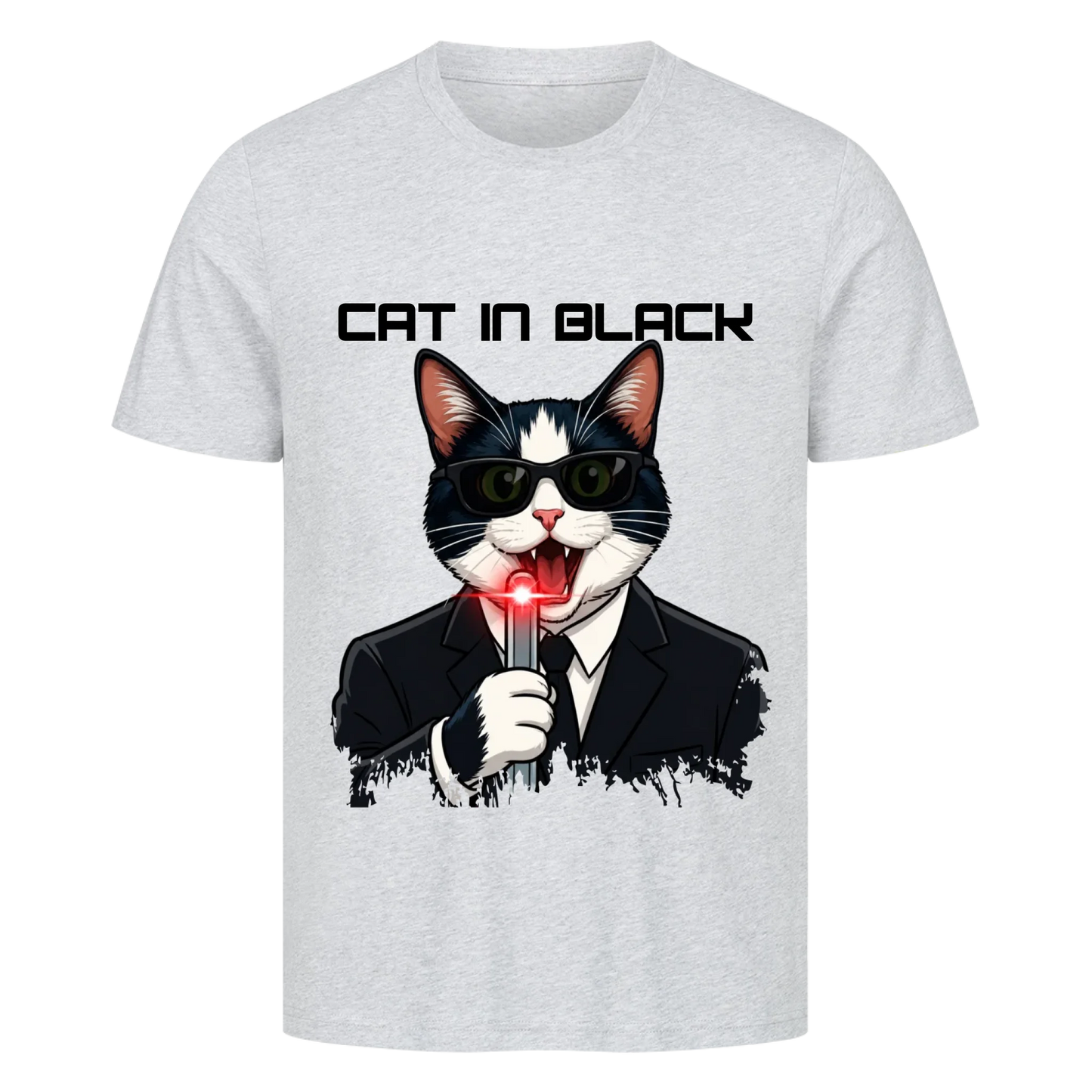 Cat in Black - Premium T-Shirt