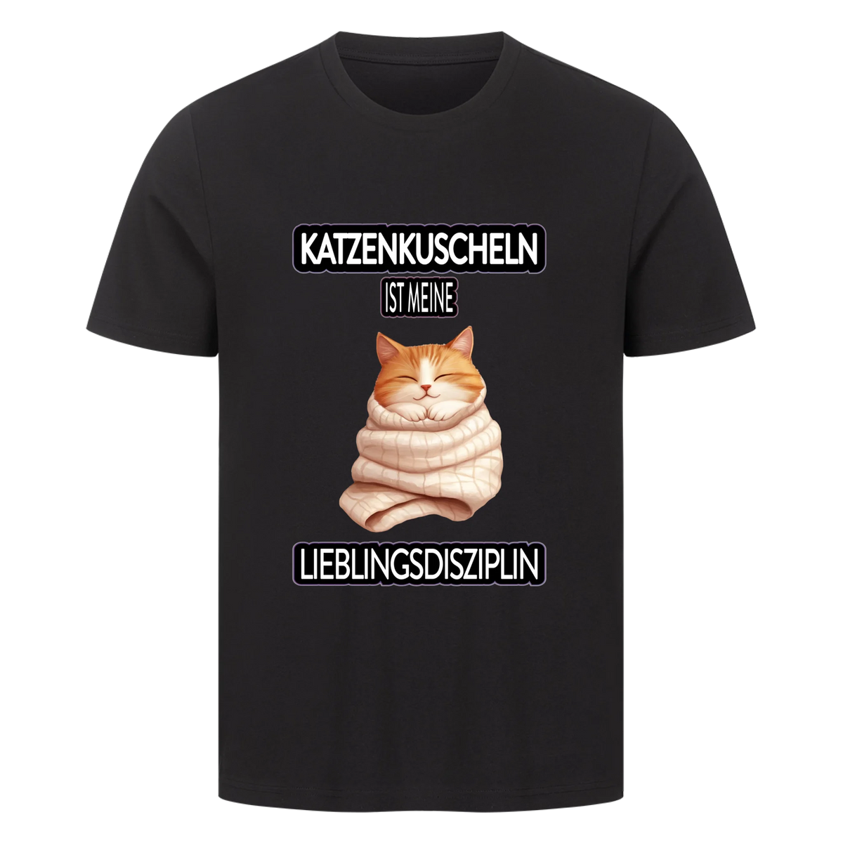 Katzenkuscheln Personalisiert - Premium T-Shirt