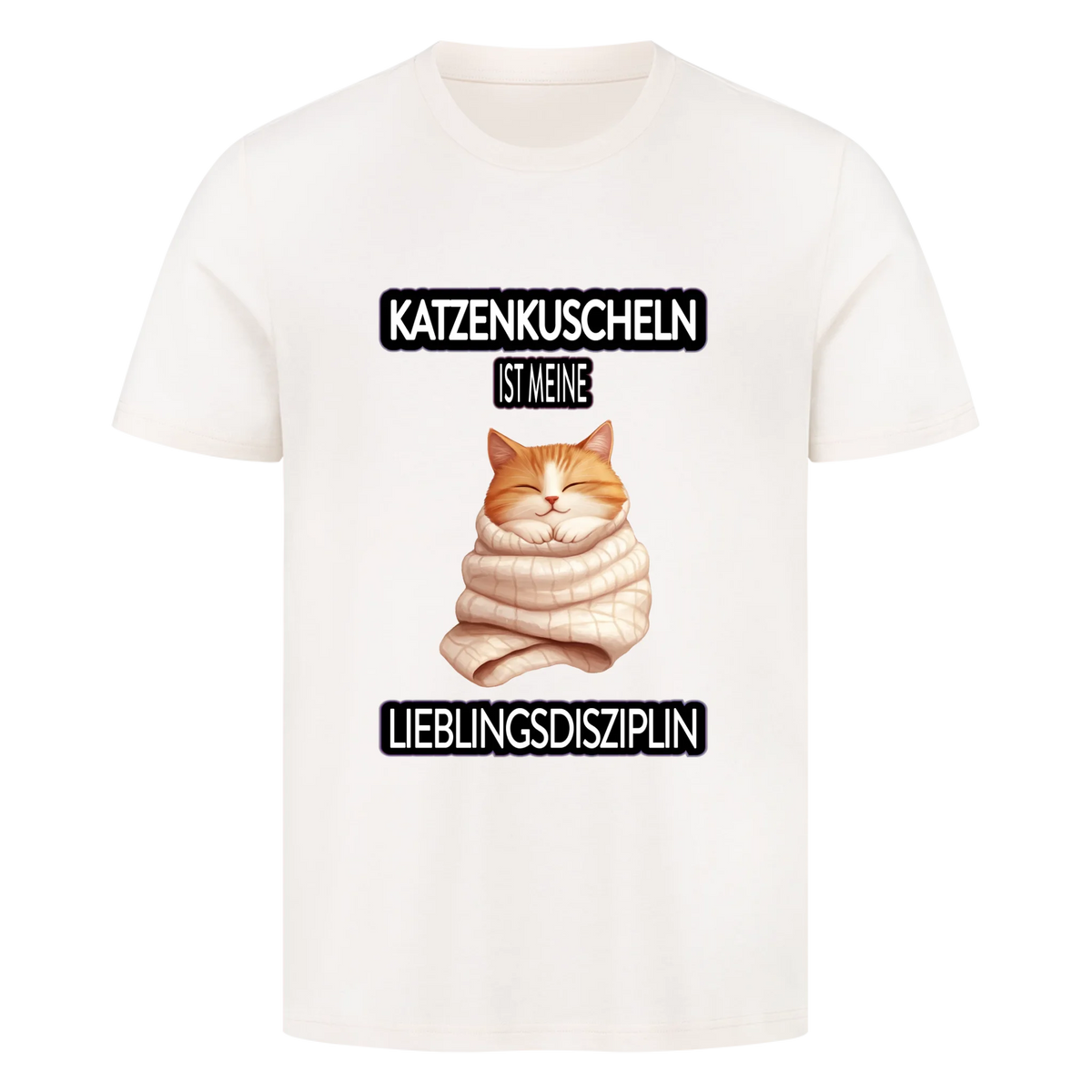 Katzenkuscheln Personalisiert - Premium T-Shirt