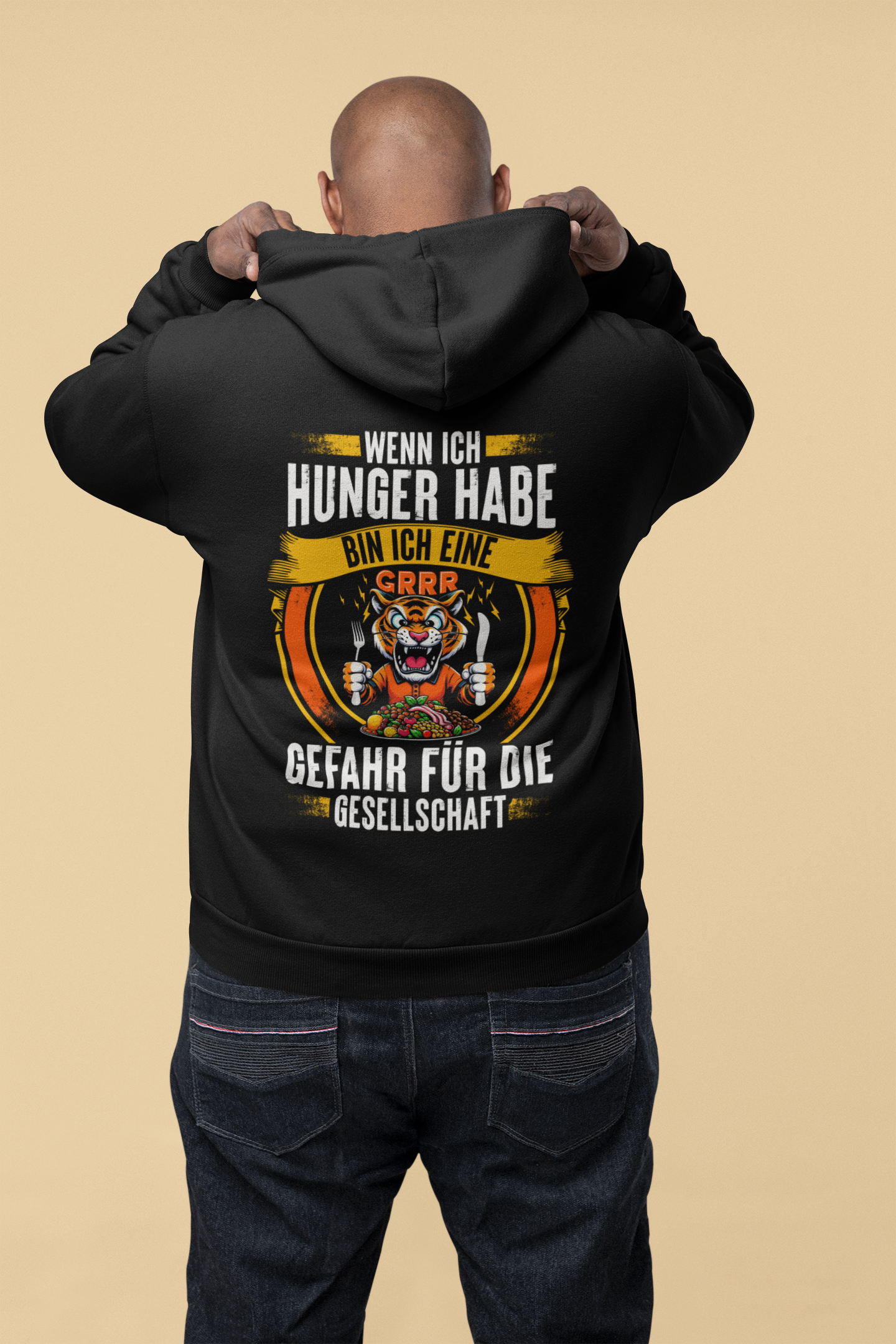 Wenn ich Hunger habe - Premium Hoodie Unisex