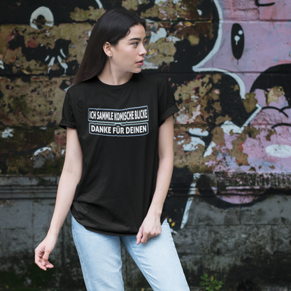 Komische Blicke - Premium T-Shirt Unisex