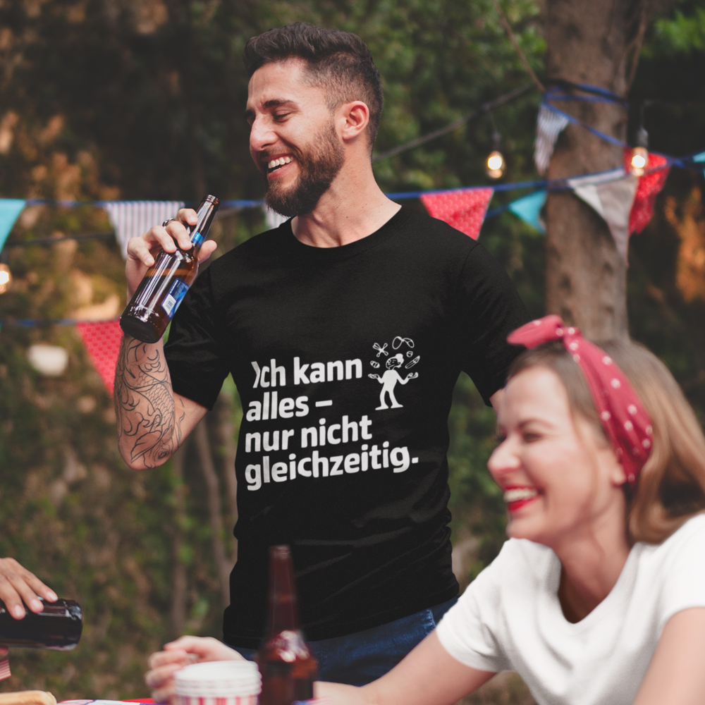 Ich kann alles nur nicht gleichzeitig -  Premium T-Shirt Unisex