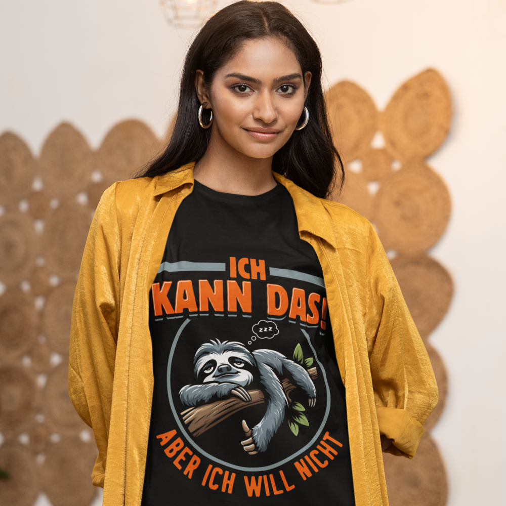 Ich kann das, aber ich will nicht“ – Faulheits-Premium T-Shirt (Unisex)