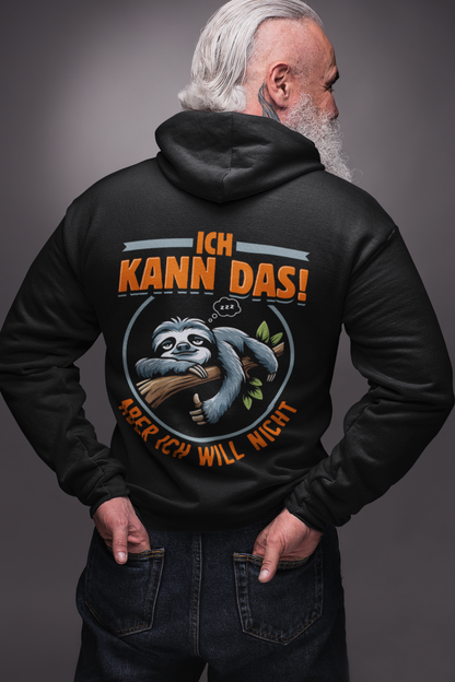 Ich kann das - Oversized Zipper Hoodie Unisex