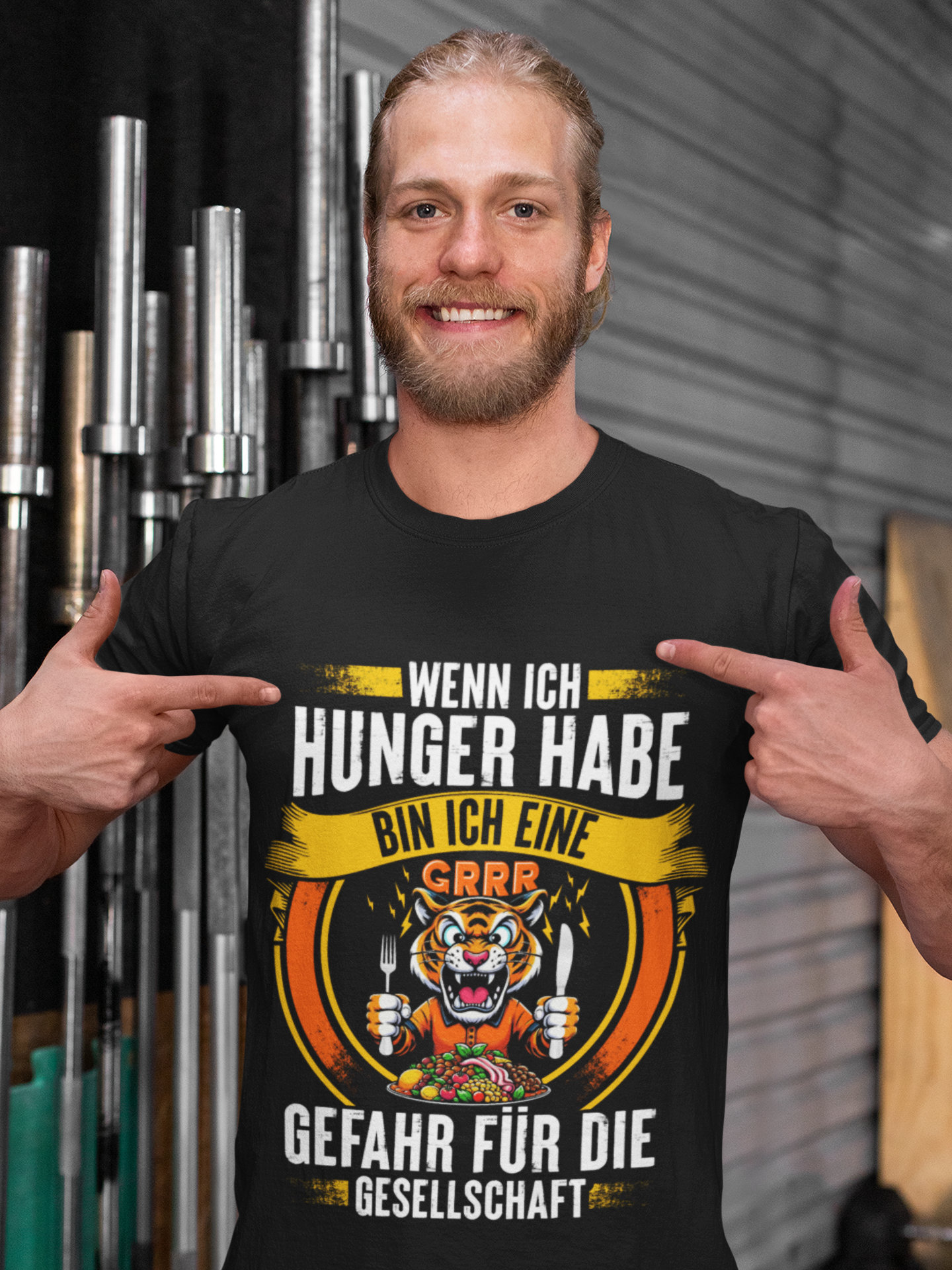 Wenn ich Hunger Habe - Premium T-Shirt Unisex